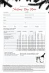 Christmas Day booking form