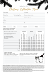 Celebration Menu booking form